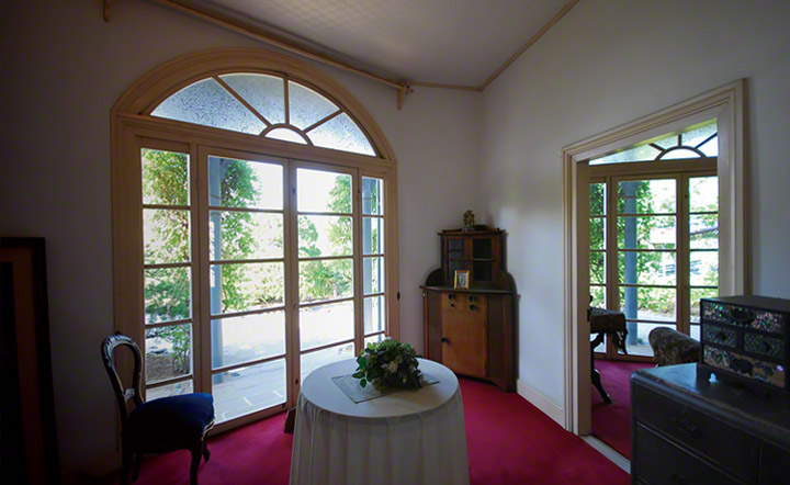 Interior of Glover House and Office.
