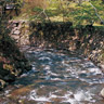 Nirayama Furukawa River. The source of water and waterpower for cannon-boring at Nirayama still follows its original course.