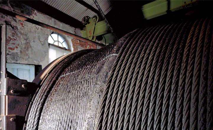 The winder continued is use as pumping operation were maintained at Miyanohara. It was electrified in 1933 and then replaced by one manufactured in 1948; this remains in situ.