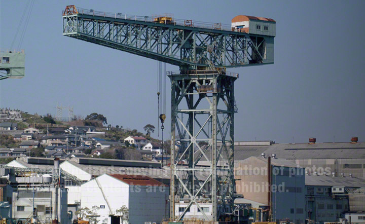 Mitsubishi Giant Cantilever Crane was built in 1909.