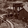 Hokkei Pit, operational 1869-1876. A manual tramway linked the shaft to a pier from where fleets of between 60 and 100 barges, toward by the Mine's steam tug, transferred the coal 15 km to Nagasaki.