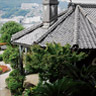 Panoramic view from the house, overlooking Nagasaki Harbour and Mitsubishi Nagasaki Shipyard.
