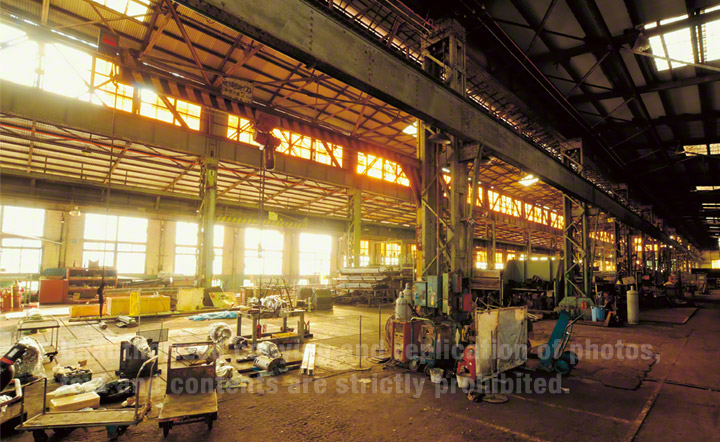 Repair Shop of the Imperial Steel Works, Japan.
