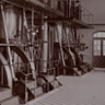 Onga River Pumping Station: four 300hp powered pumps, powered by steam engines with eight boilers, were ordered from Britain and were pumping until the 1950s.