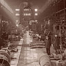 1910年当時の官営八幡製鐵所修繕工場内部。